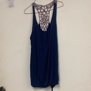 Navy tank top